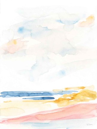 Framed Pink Sands II Print