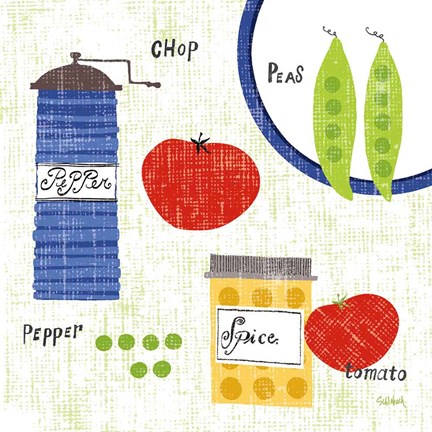 Framed Cooking it I Print