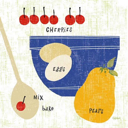 Framed Baking It I Print