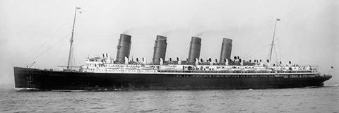 Framed Mauretania, 1907 Print