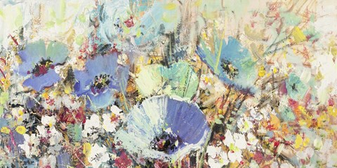 Framed Campo di Fiori in Primavera I (detail) Print