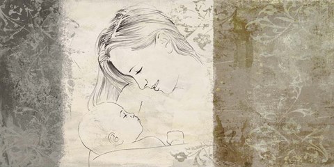 Framed Maternite II (neutral) Print