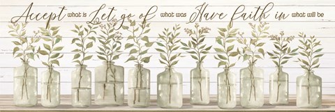 Framed Accept What Is Print