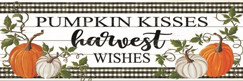 Framed Pumpkin Kisses Print