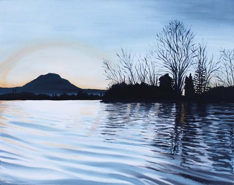 Framed Dusk on Diablo Print