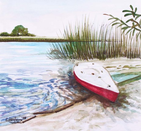 Framed Ships Ahoy Print