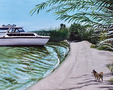 Framed Upon a Shore Print