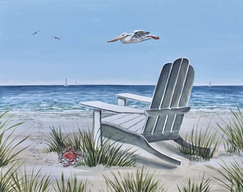 Framed Pelican Print