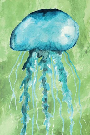 Framed Jelly Fish Print