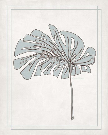 Framed Tropical Monstera IV Print