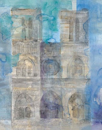 Framed Paris at Dusk I Print