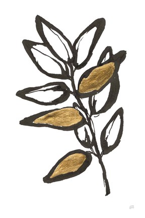 Framed Leafed X Print