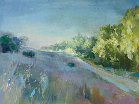 Framed Sunrise Meadow Print