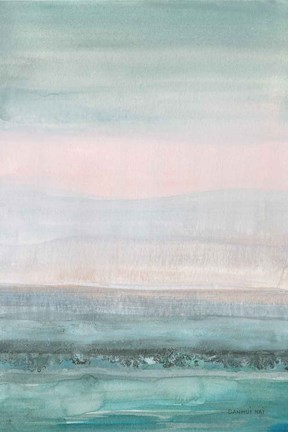 Framed Pastel Seascape Print