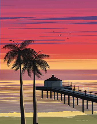 Framed California No Words Print