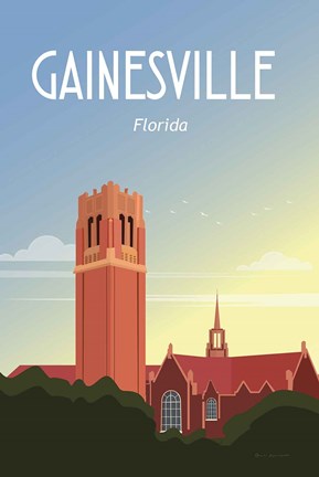 Framed Gainesville Print