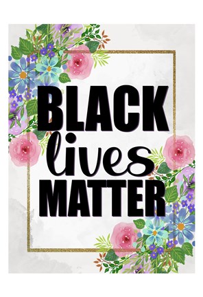 Framed Black Lives Matter Print