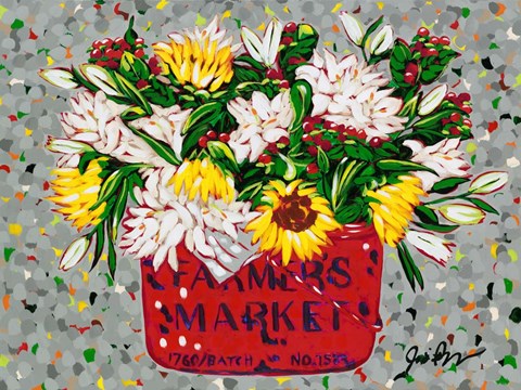 Framed Country Florals Print