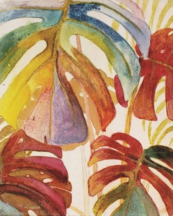 Framed Tropic Botanicals III Print