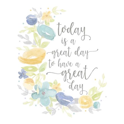 Framed Kellys Garden VI-Great Day Print