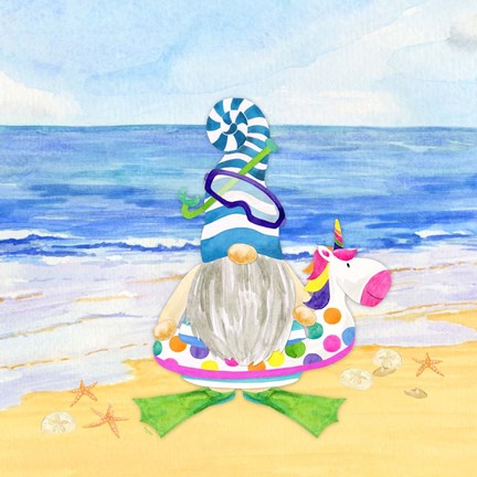 Framed Gnomes of Summer IV Print