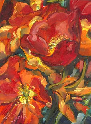 Framed Colorful Garden Print