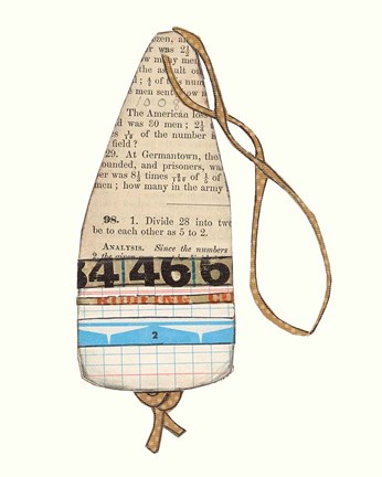 Framed Lobster Buoys III Print