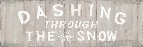 Framed Woodland Holidays Sign I Warm Gray v2 Print