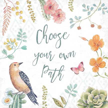 Framed Desert Beauties VI Print