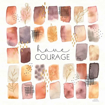 Framed Desert Blooms V Print