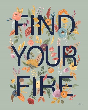 Framed Harvest Garden III Green Print