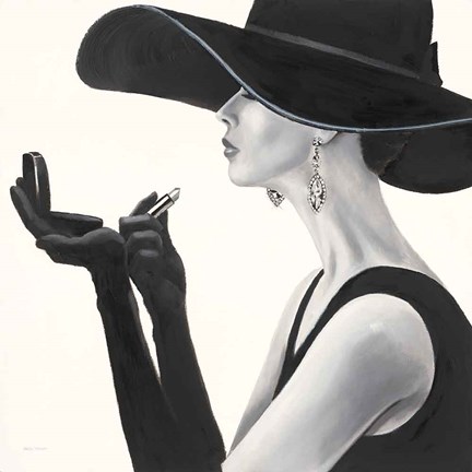 Framed Haute Chapeau II Print