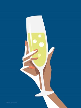 Framed Cocktail Time II Print