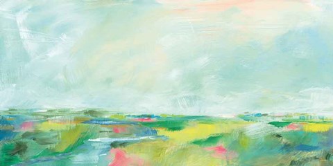 Framed Colorful Horizon Print
