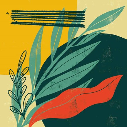 Framed Mid Century Modern IV Print