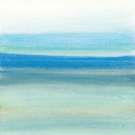 Framed Coastal Abstraction IV Print