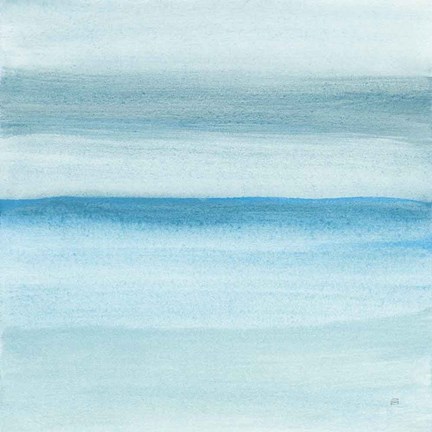 Framed Coastal Abstraction II Print