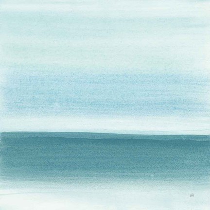 Framed Coastal Abstraction I Print