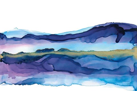 Framed Coastal Ink I Print