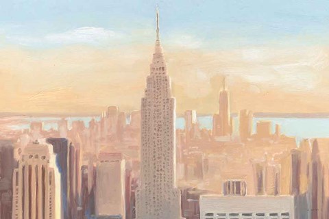 Framed Manhattan Dawn Print