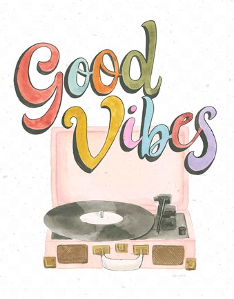 Framed Retro Vibes II Print