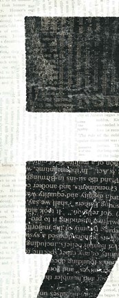 Framed Punctuated Black VI Print