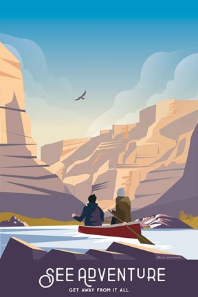 Framed See Adventure Print
