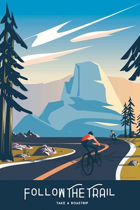 Framed Follow the Trail Print