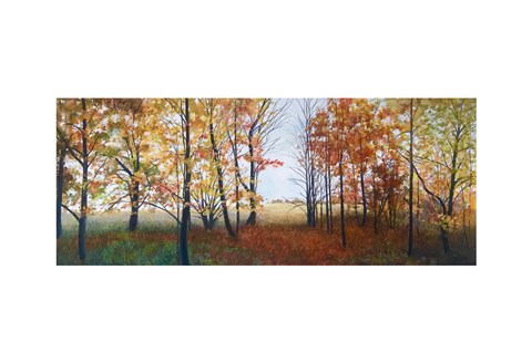 Framed Autumn Walk Print