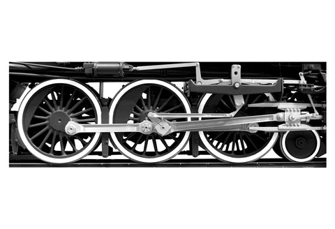 Framed Hudson Base Wheels Print