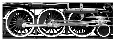 Framed Hudson Base Wheels Print