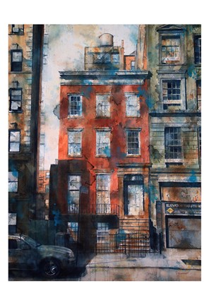 Framed Hold Out, 111 W. 13th Street Print