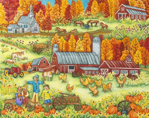 Framed Autumn Colors Print