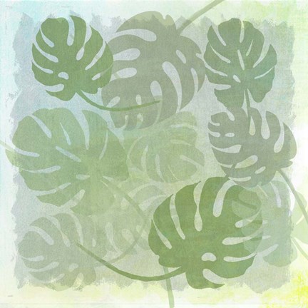Framed Monstera Water Print